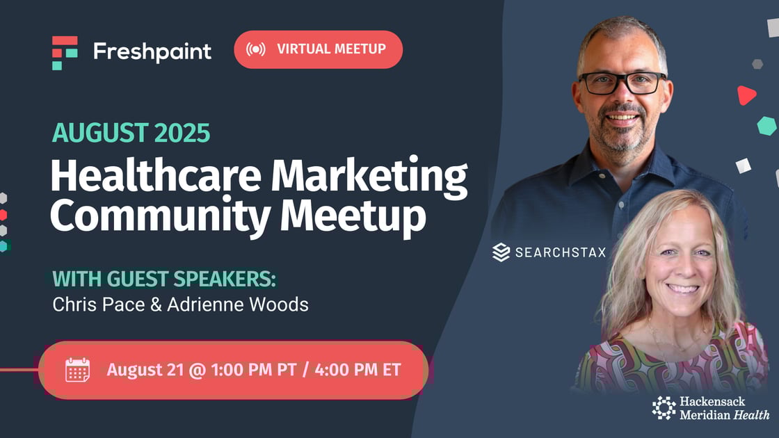 Healthcare Marketing Community Meetup Promo Image